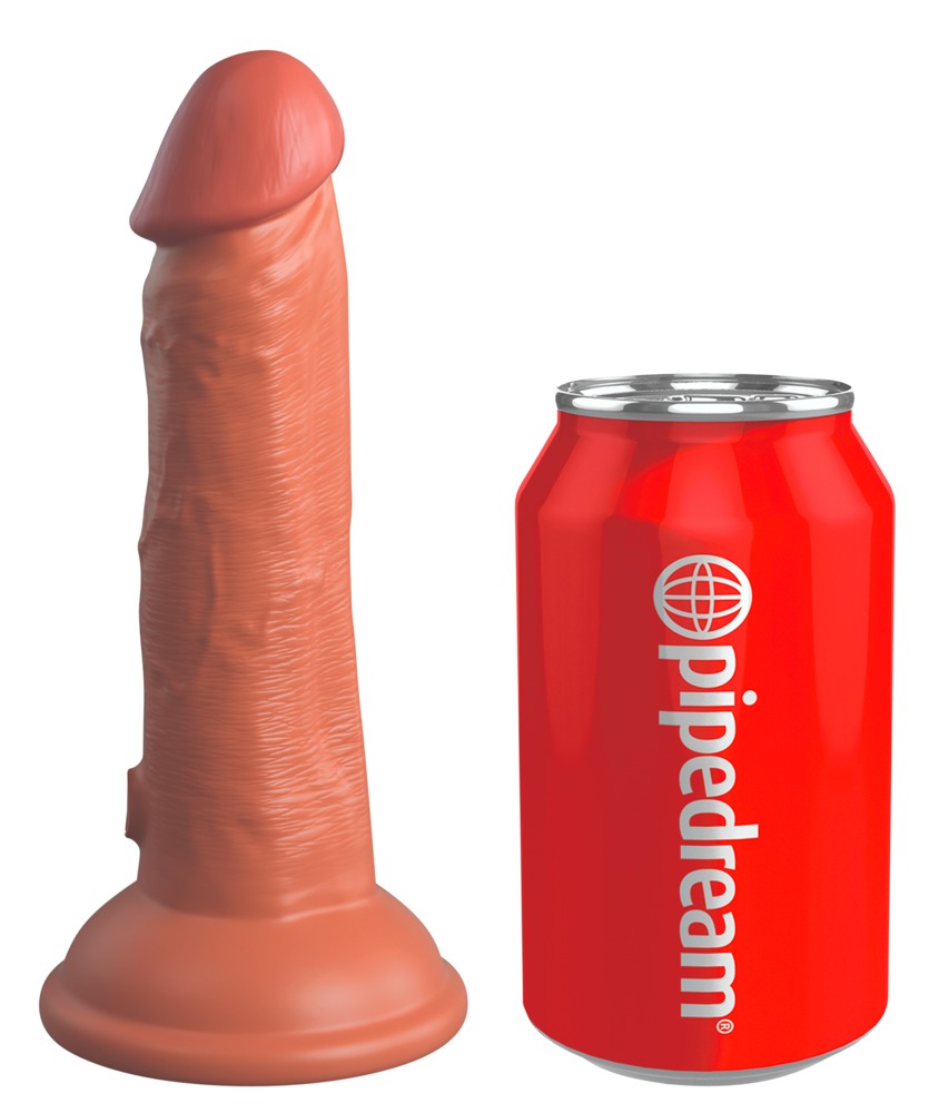 6â Dual Density Silicone Cock