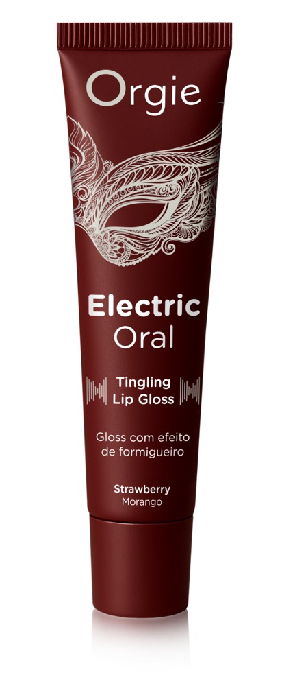 Lipgloss "Electric Oralâ med jordbærsmag